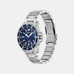 World Explorer Men Solar Blue Dial Analog Stainless Steel Watch AR11697