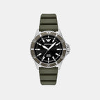 World Explorer Men Solar Black Dial Analog Silicone Watch AR11699