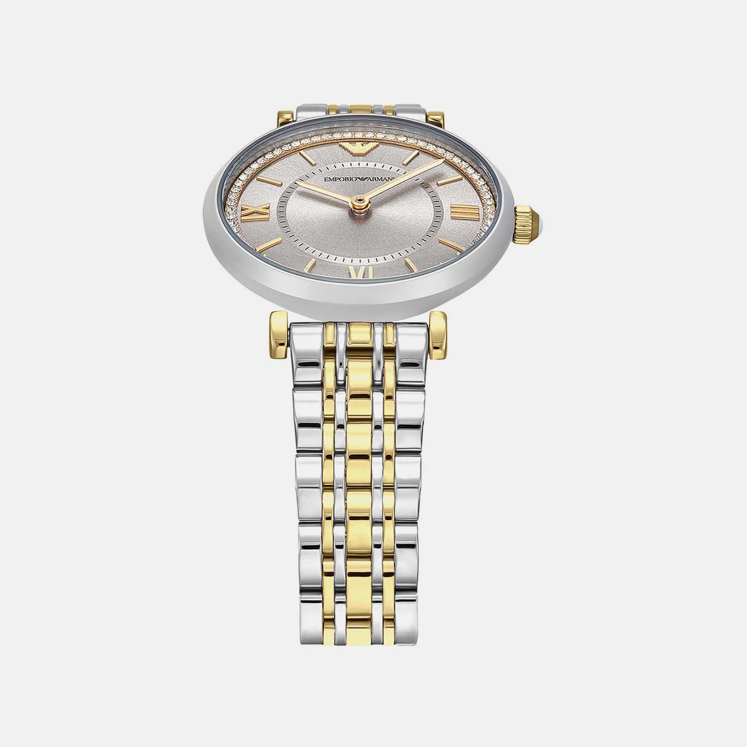 Women Quartz Brown Dial Analog Stainless Steel Watch AR11702