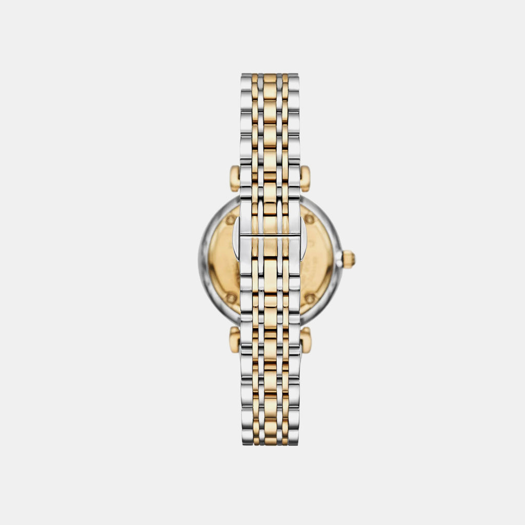 Women Quartz Brown Dial Analog Stainless Steel Watch AR11702