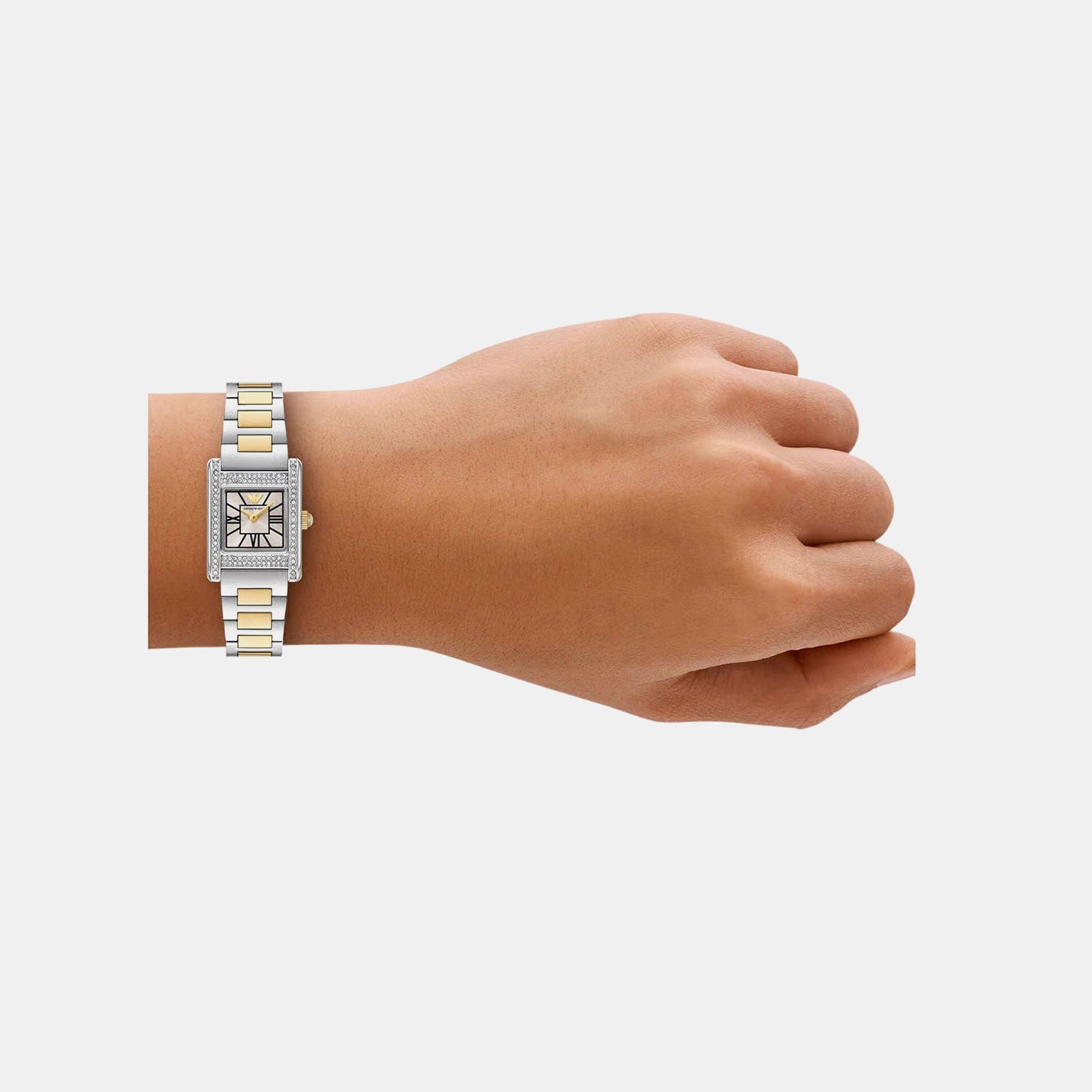 Women Quartz Grey Dial Analog Stainless Steel Watch AR11704