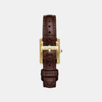 Women Quartz Brown Dial Analog Leather Watch AR11705