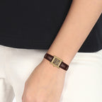 Women Quartz Brown Dial Analog Leather Watch AR11705