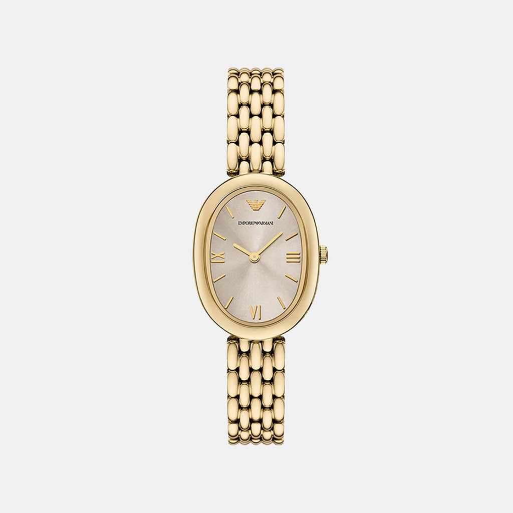 Women Quartz Grey Dial Analog Stainless Steel Watch AR11707