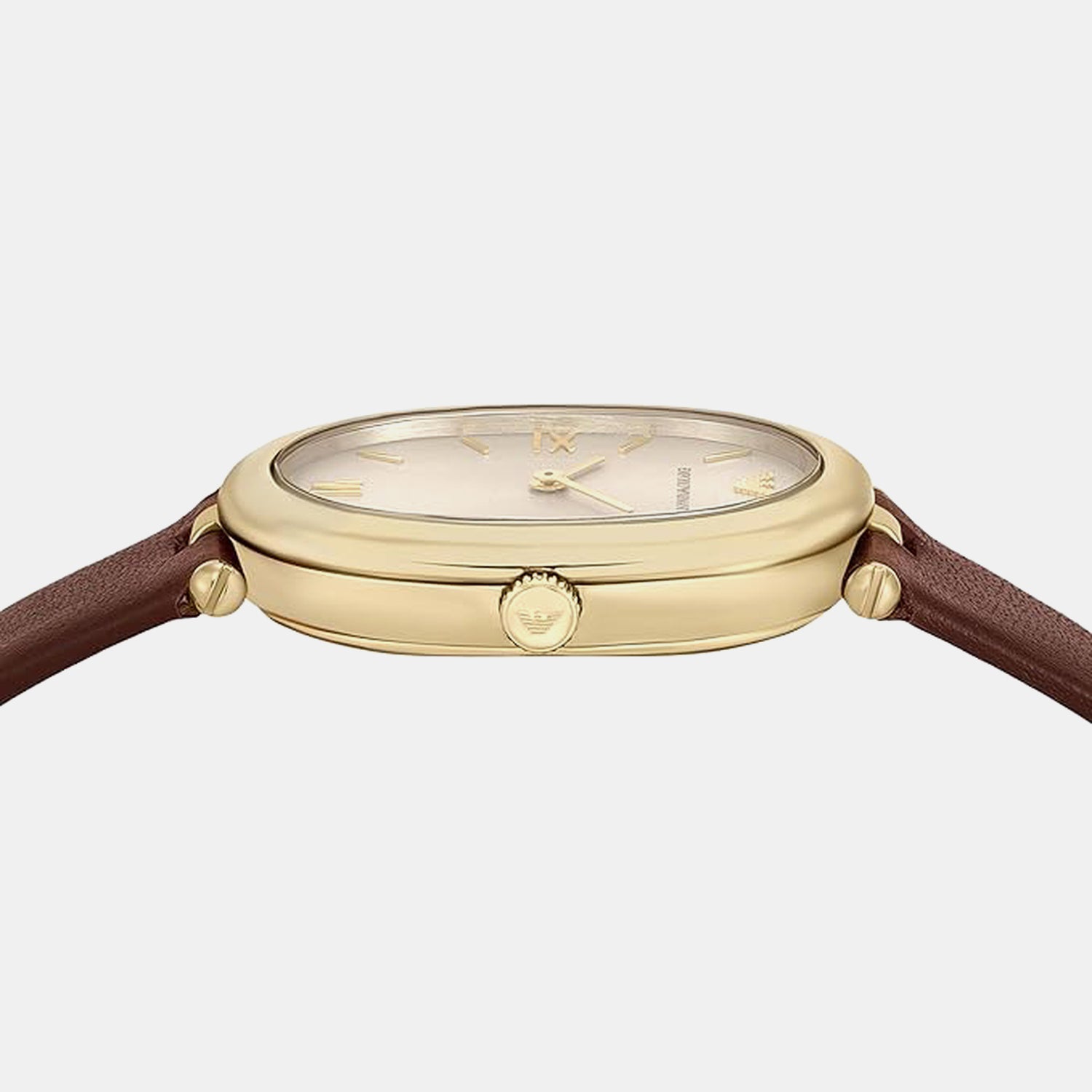 Women Quartz Grey Dial Analog Leather Watch AR11708