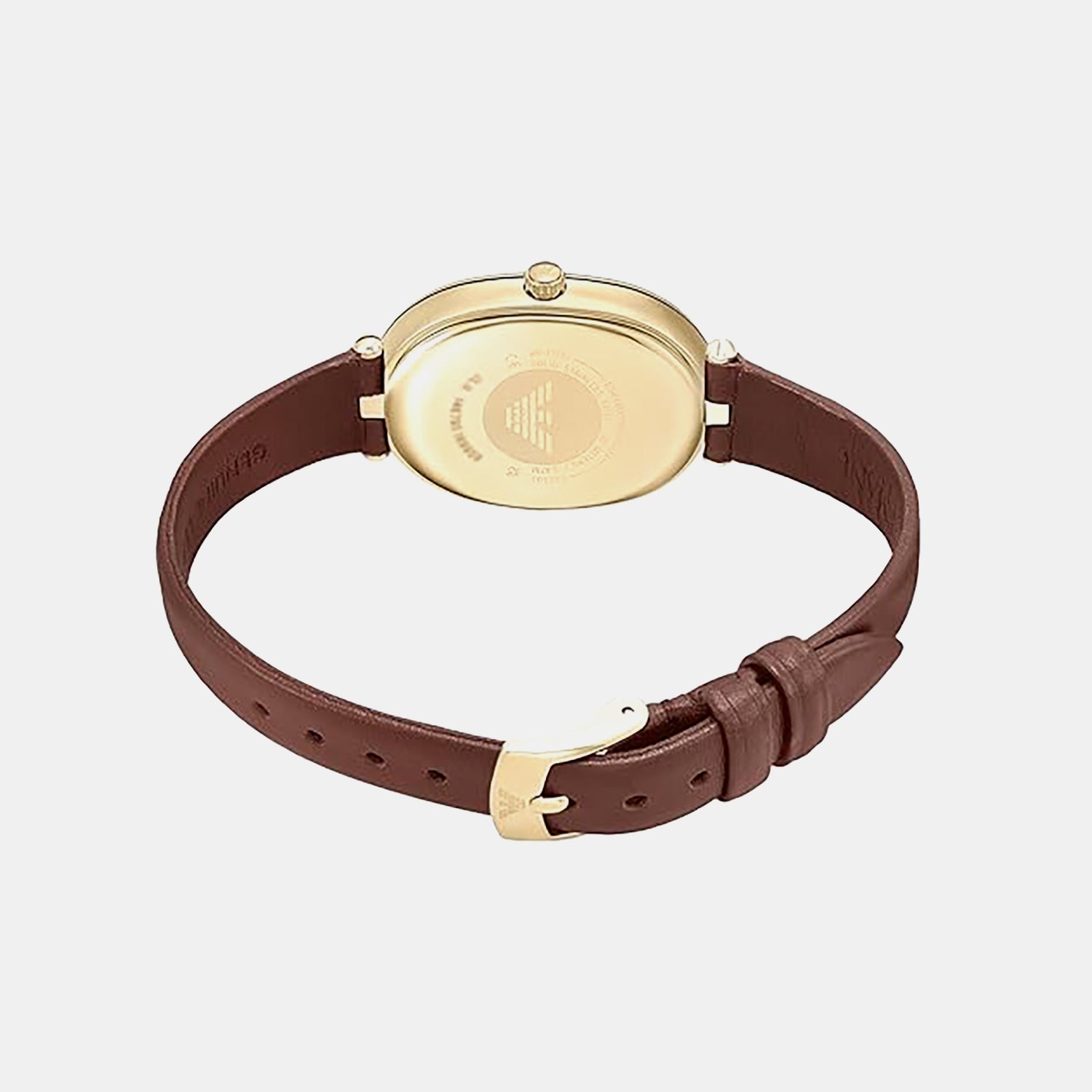 Women Quartz Grey Dial Analog Leather Watch AR11708