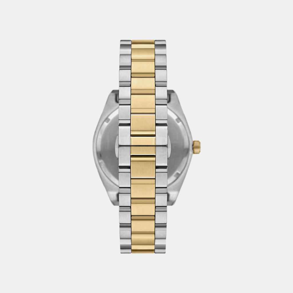 Men Quartz Black Dial Analog Stainless Steel Watch AR11715