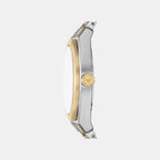Men Quartz Beige Dial Analog Stainless Steel Watch AR11716
