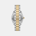 Men Quartz Beige Dial Analog Stainless Steel Watch AR11716