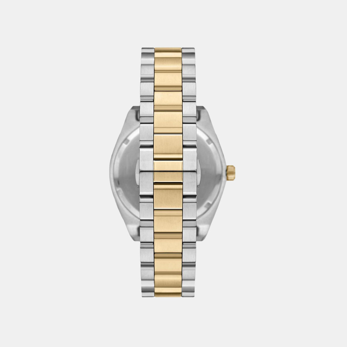 Men Quartz Cream Dial Analog Stainless Steel Watch AR11716