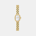 Women Quartz Mother of Pearl Dial Analog Stainless Steel Watch AR11721