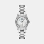 Women Quartz Mother of Pearl Dial Analog Stainless Steel Watch AR11723