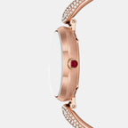 Women Quartz Mother Of Pearl Dial Analog Leather Watch AR11737