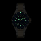 Men Solar Blue Dial Analog Metal Watch AR11738