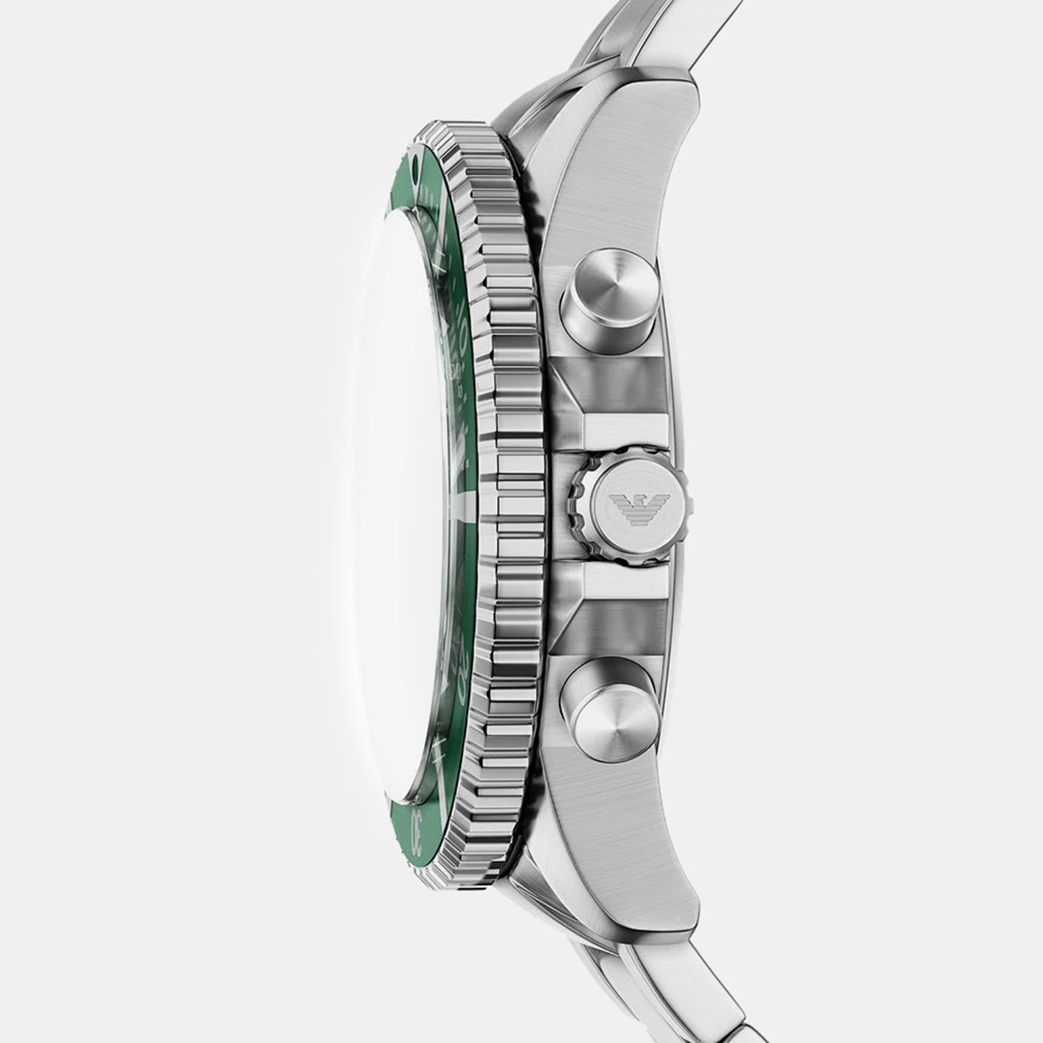 Men Quartz Green Dial Analog Stainless Steel Watch AR11741