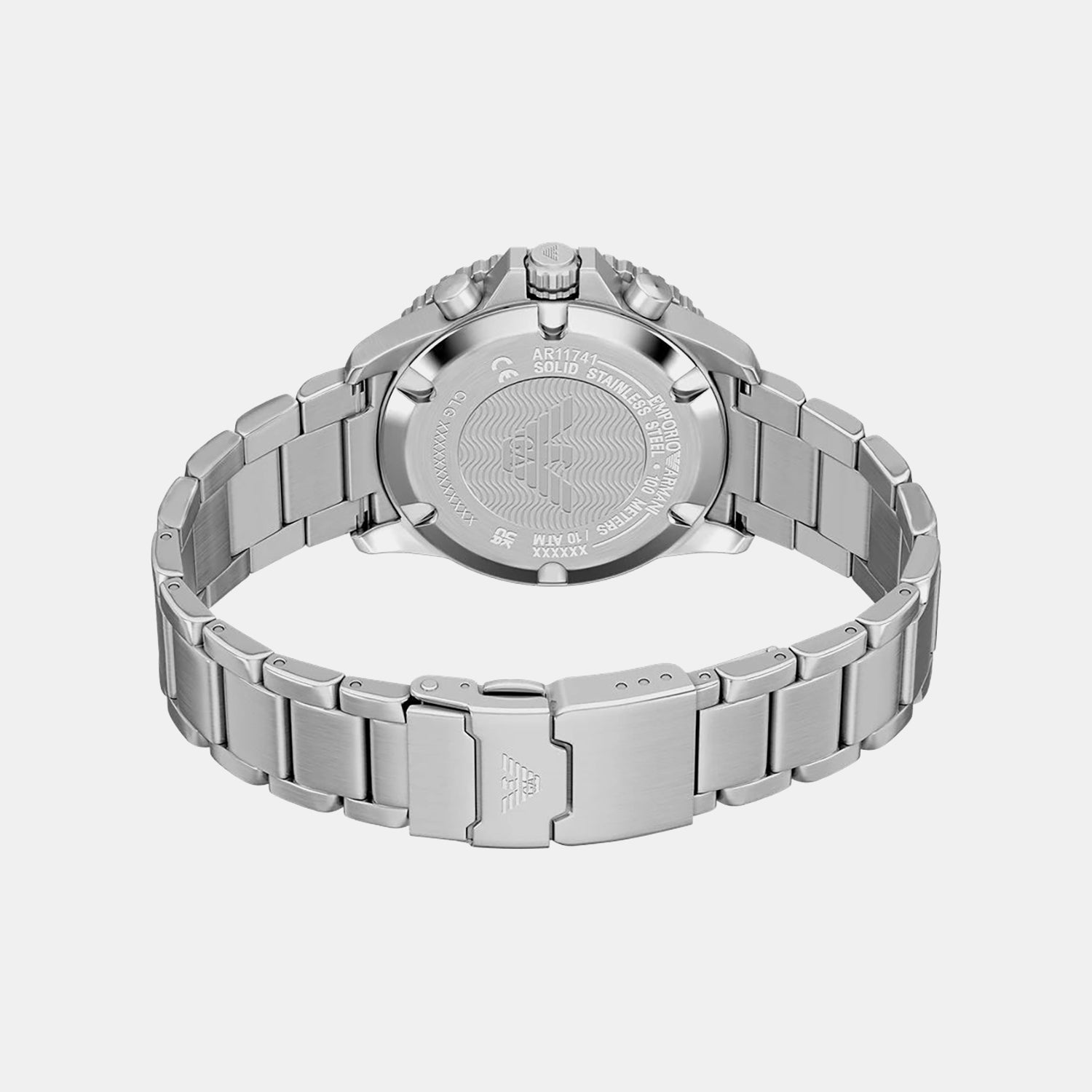 Men Quartz Green Dial Analog Stainless Steel Watch AR11741