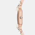 Women Quartz Cream Dial Analog Stainless Steel Watch AR11743