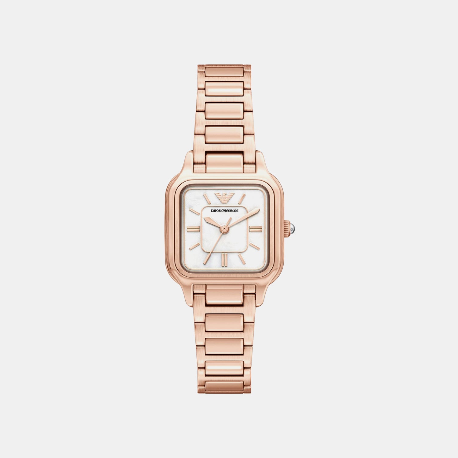 Women Quartz Cream Dial Analog Stainless Steel Watch AR11743
