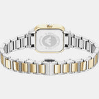 Women Quartz White Dial Analog Stainless Steel Watch AR11745