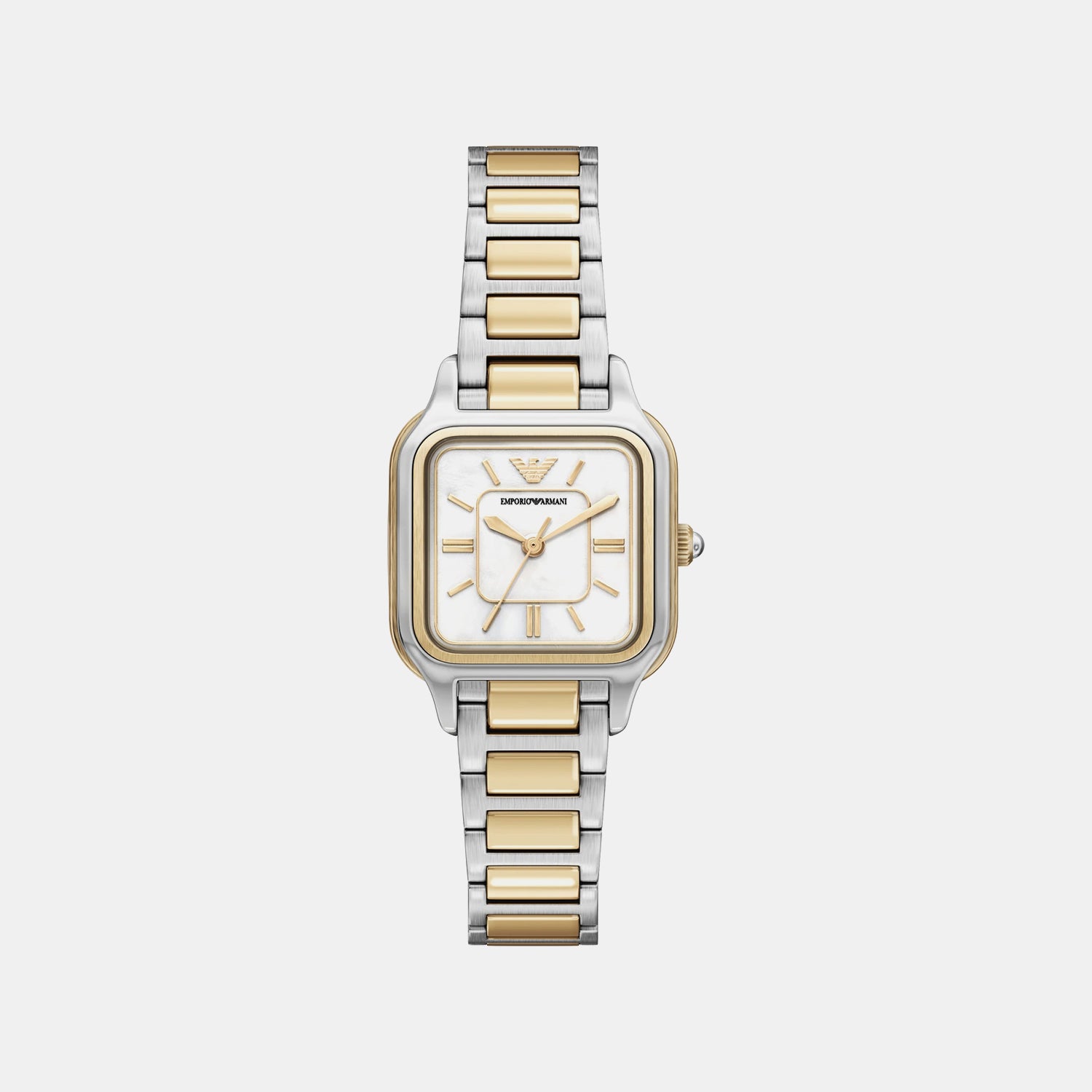 Women Quartz White Dial Analog Stainless Steel Watch AR11745