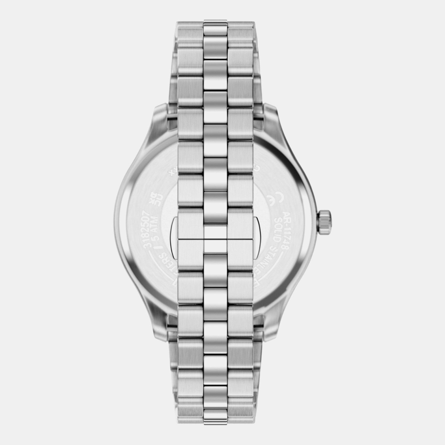 Women Quartz Blue Dial Analog Stainless Steel Watch AR11748