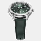 Men Quartz Green Dial Analog Leather Watch AR11749
