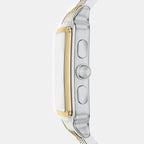 Women Quartz Silver Dial Chronograph Stainless Steel Watch AR11752