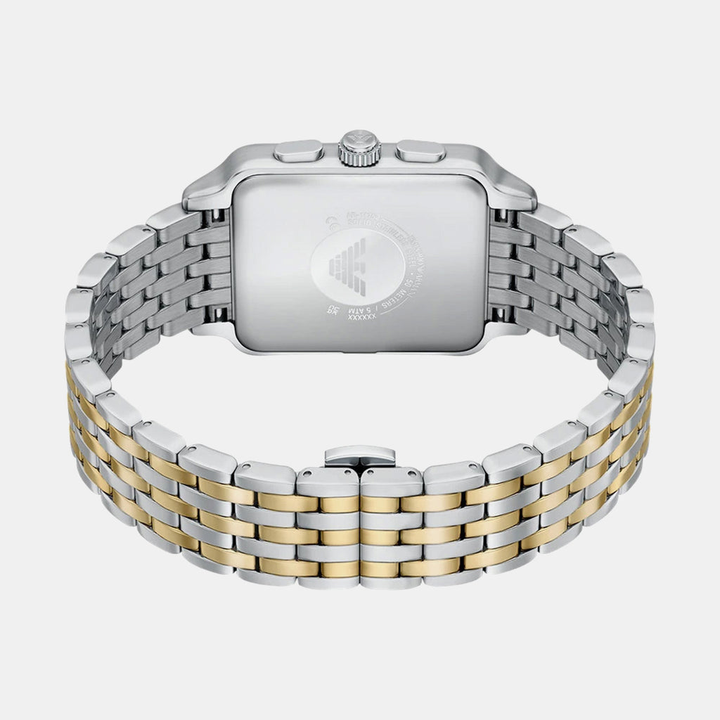 Women Quartz Silver Dial Chronograph Stainless Steel Watch AR11752