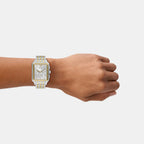 Women Quartz Silver Dial Chronograph Stainless Steel Watch AR11752