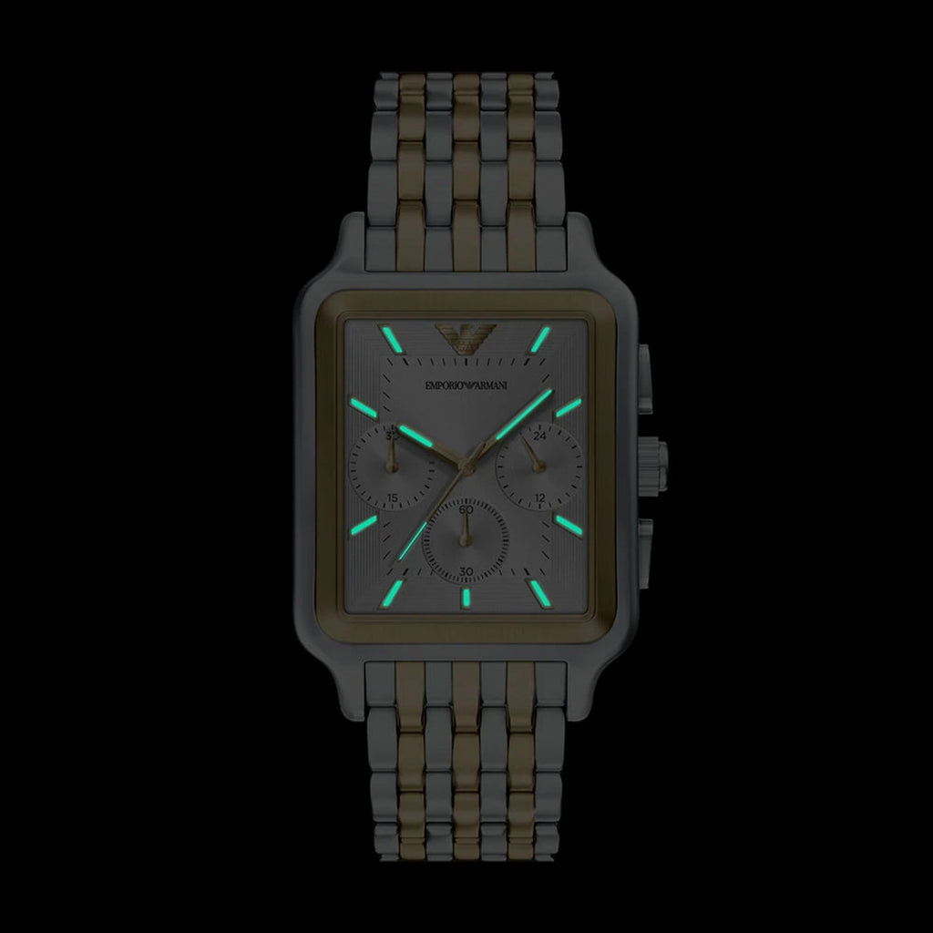 Women Quartz Silver Dial Chronograph Stainless Steel Watch AR11752