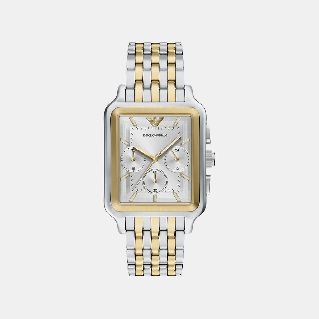 Women Quartz Silver Dial Chronograph Stainless Steel Watch AR11752