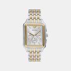 Women Quartz Silver Dial Chronograph Stainless Steel Watch AR11752