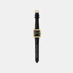 Men Quartz Black Dial Analog Leather Watch AR11757