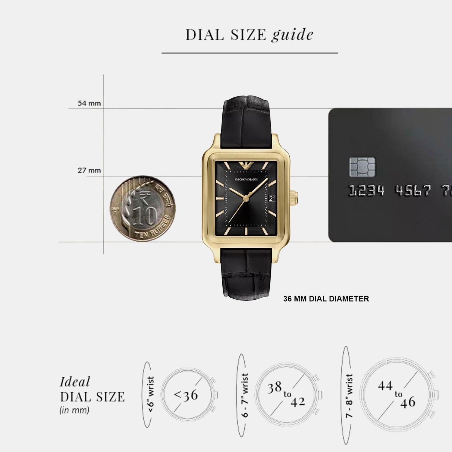 Men Quartz Black Dial Analog Leather Watch AR11757