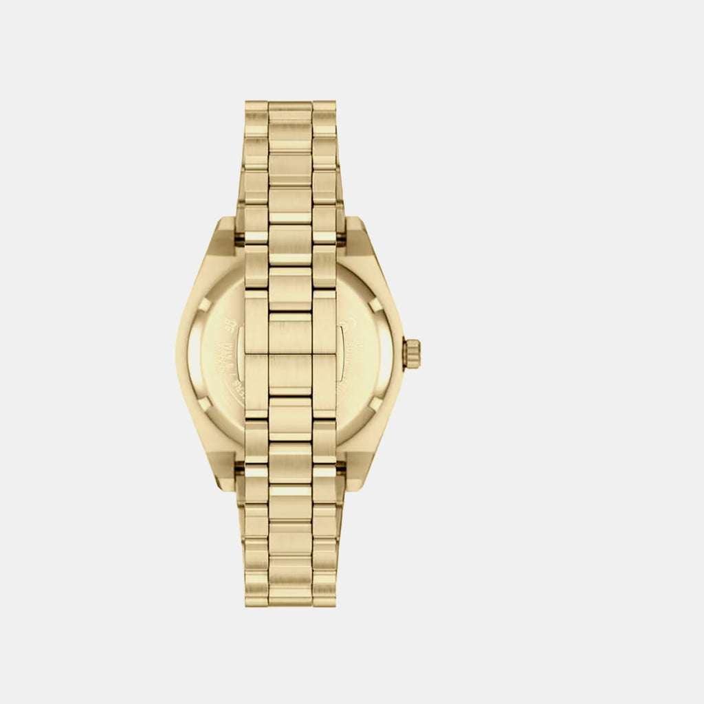 Unisex Quartz Green Dial Analog Stainless Steel Watch AR11759