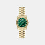 Women Quartz Green Dial Analog Stainless Steel Watch AR11761
