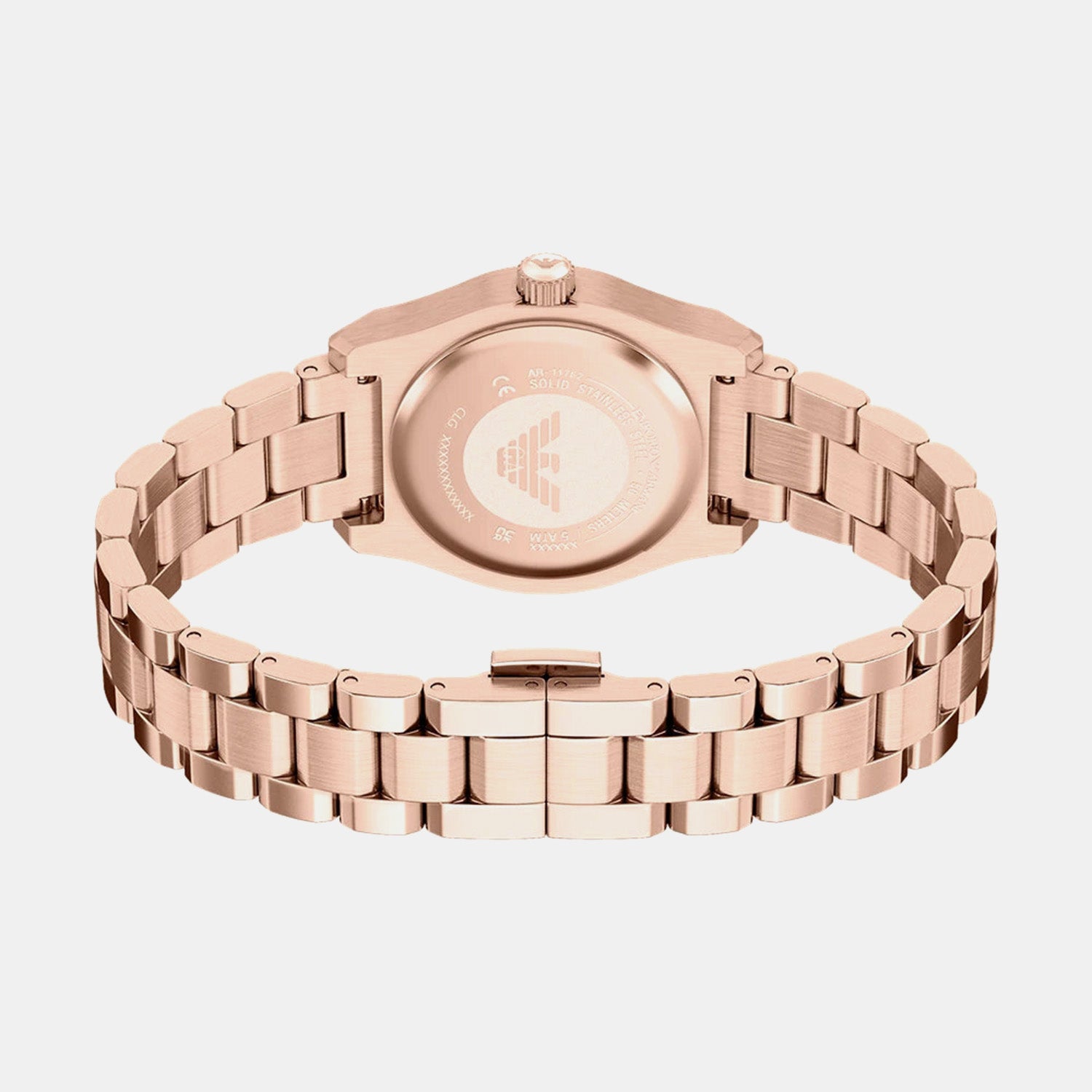 Women Quartz Mother Of Pearl Dial Analog Stainless Steel Watch AR11762