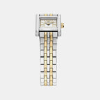 Women Quartz White Dial Analog Stainless Steel Watch AR11763