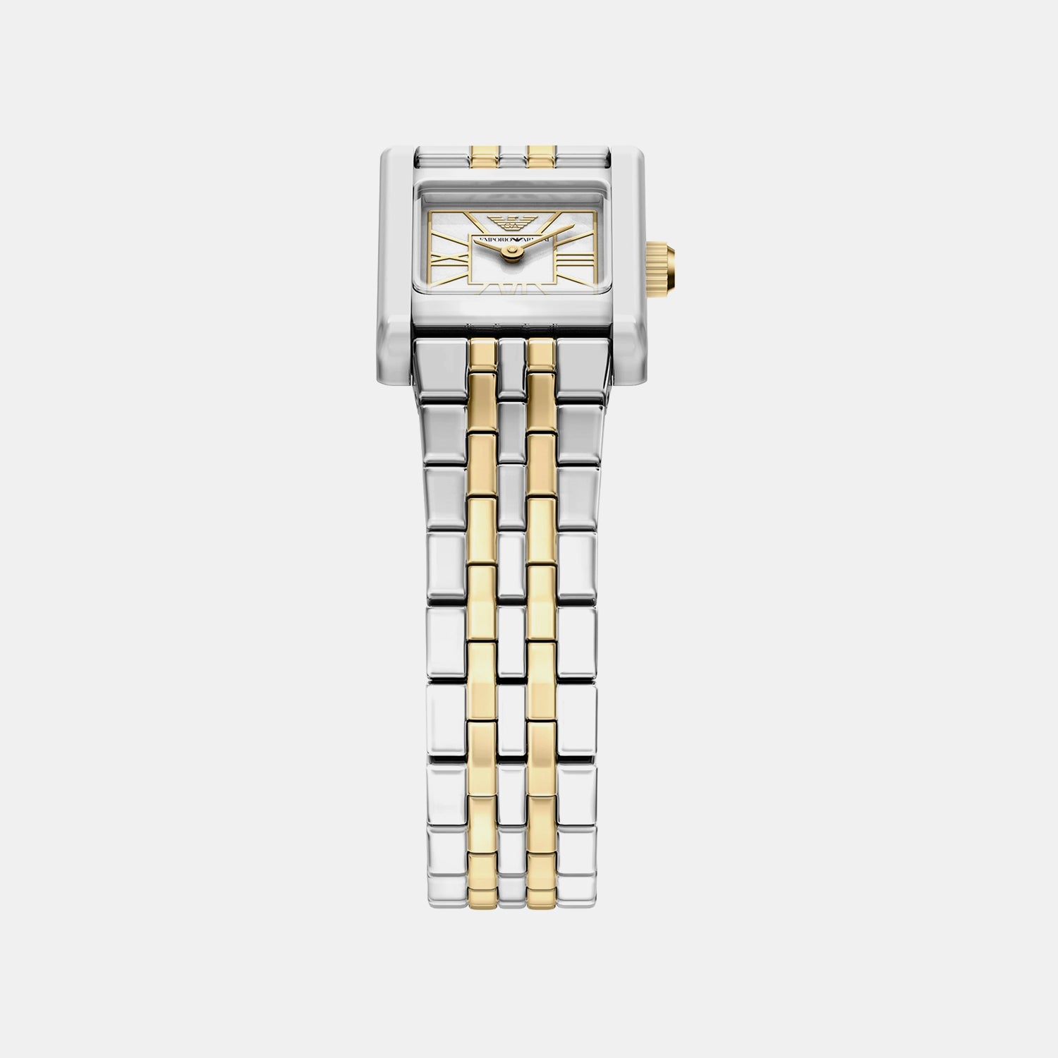 Women Quartz White Dial Analog Stainless Steel Watch AR11763