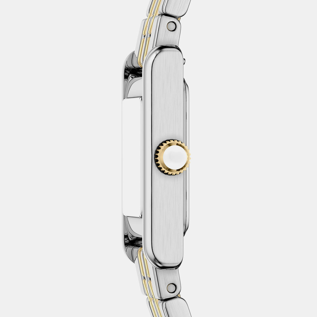 Women Quartz White Dial Analog Stainless Steel Watch AR11763