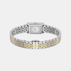Women Quartz White Dial Analog Stainless Steel Watch AR11763