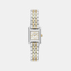 Women Quartz White Dial Analog Stainless Steel Watch AR11763