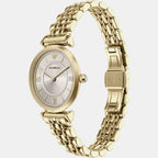 Women Quartz Silver Dial Analog Stainless Steel Watch AR11766