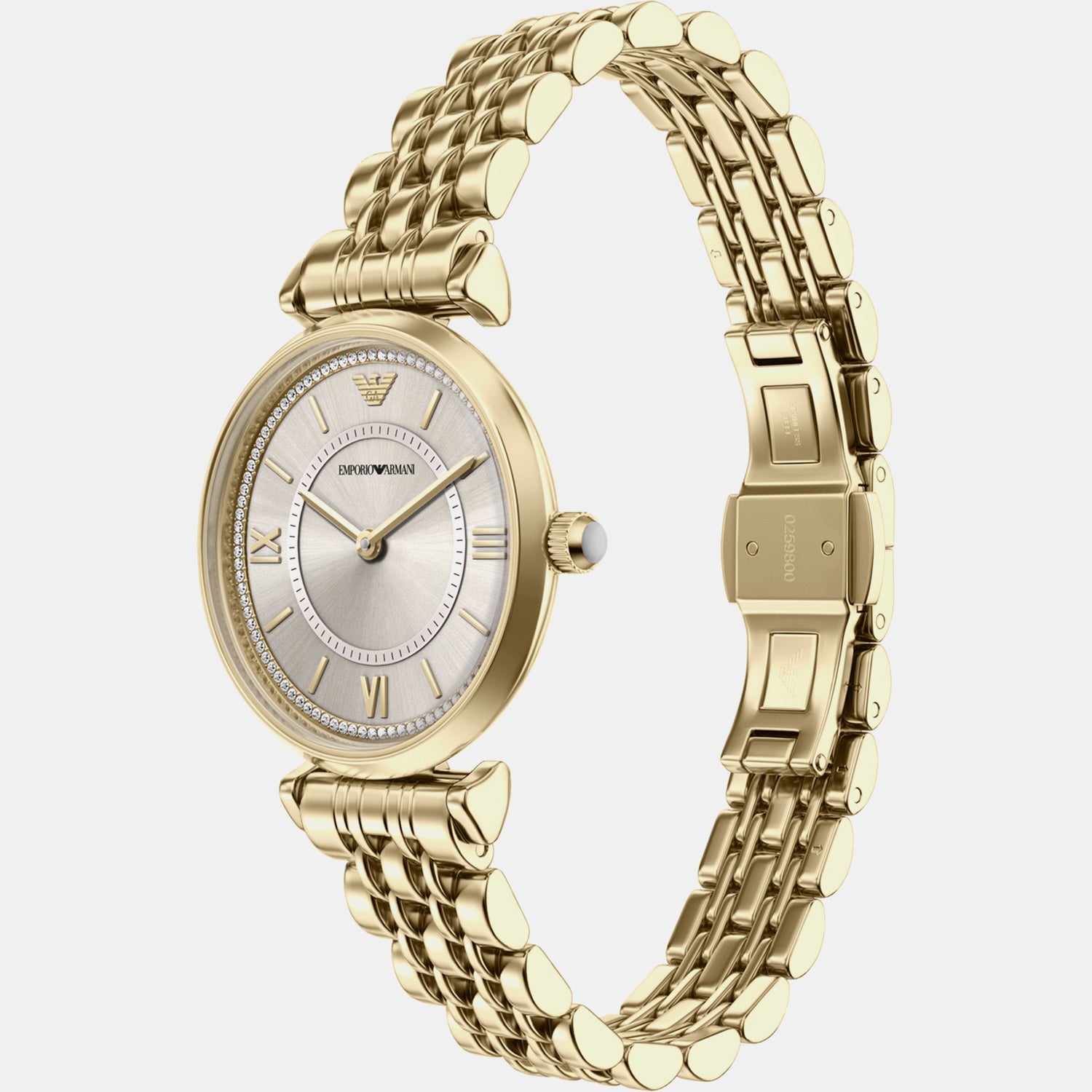Women Quartz Silver Dial Analog Stainless Steel Watch AR11766