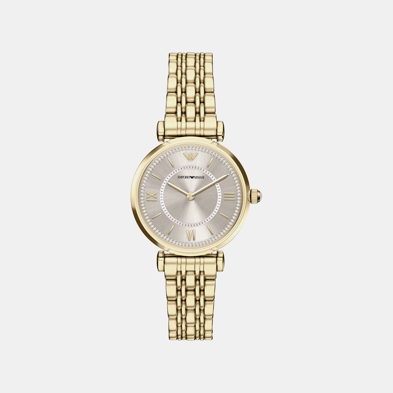 Women Quartz Silver Dial Analog Stainless Steel Watch AR11766