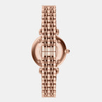 Women Quartz Pink Dial Analog Stainless Steel Watch AR11767