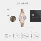 Women Quartz Pink Dial Analog Stainless Steel Watch AR11767