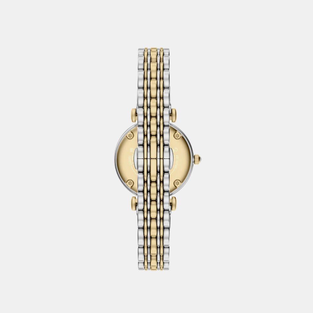 Women Quartz Mother Of Pearl Dial Analog Stainless Steel Watch AR11769