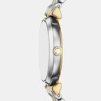 Women Quartz Mother Of Pearl Dial Analog Stainless Steel Watch AR11769