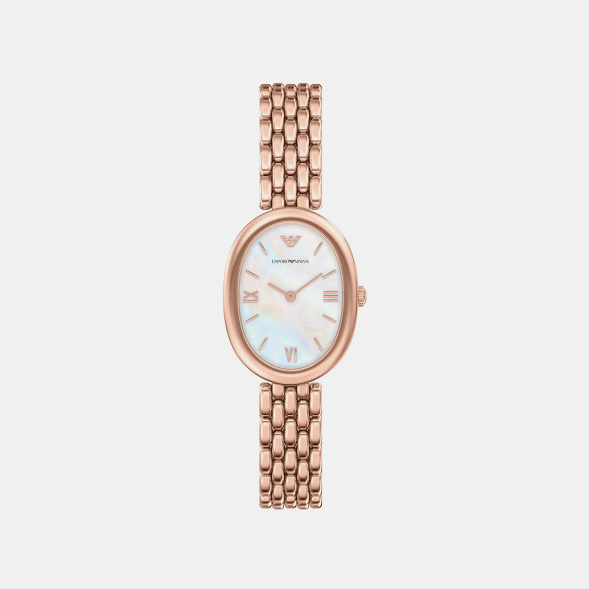 Women Quartz Mother Of Pearl Dial Analog Stainless Steel Watch AR11775